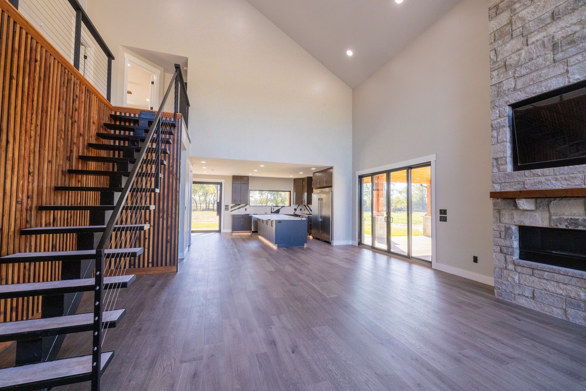 Living Area in a Modern Luxury Home